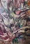 wachs 03, Encaustic, Bildgrösse ca. 10,5 x 14,5 cm